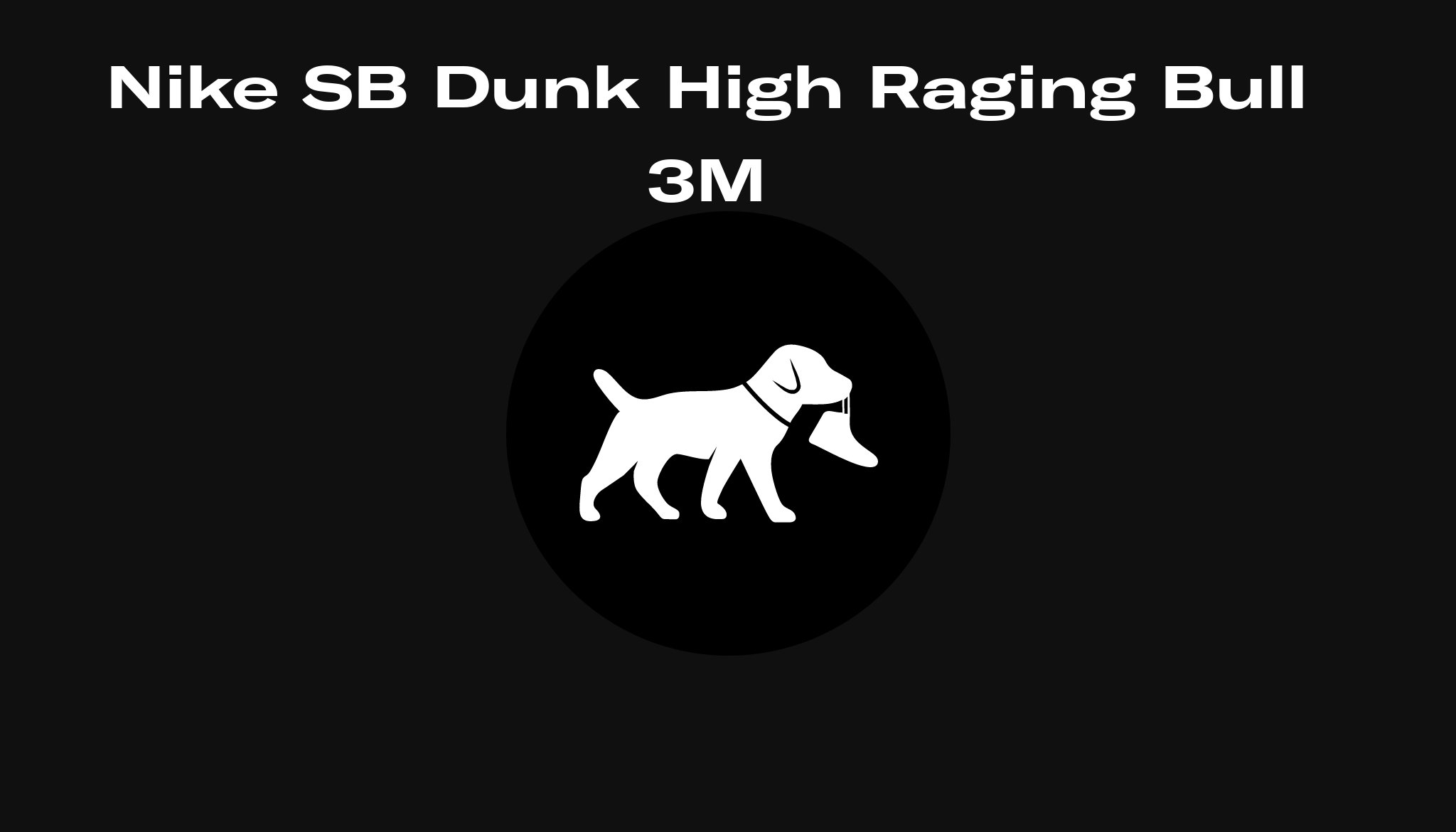 Nike Sb Dunk High Premium 3M Raging Bull 2012 Ds
